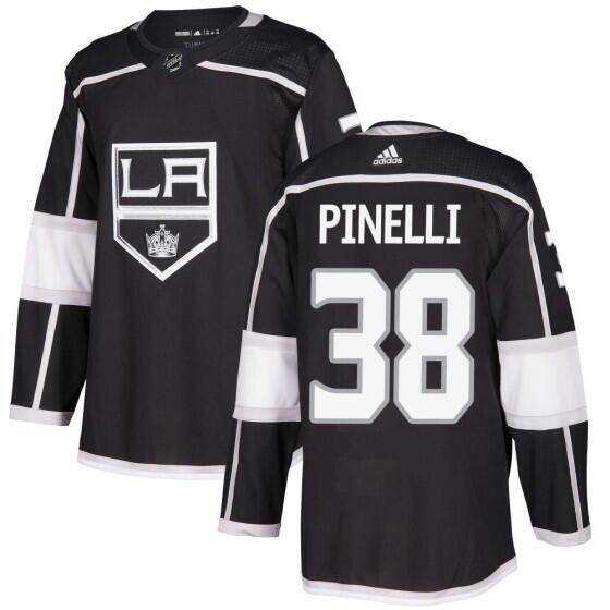 Men%27s Los Angeles Kings #38 Francesco Pinelli Black Stitched Hockey Jersey Dzhi->montreal canadiens->NHL Jersey